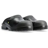 SIKA Unisex Flex Offene Clogs, rutschfeste PU-Laufsohle, Leichter Arbeitsclog, Permair-Leder, weich gepolsterte Innensohle Clog für Landwirtschaft, Bauwesen, Lebensmittelindustrie und Lagerhaltung - 48 EU