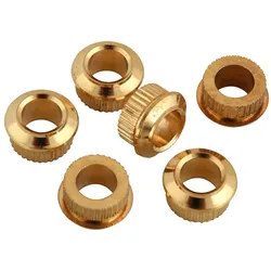 Kluson MB05G Adapterhülsen für Gitarrenmechaniken 6,3 mm Gold - Mechanik