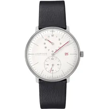 JUNGHANS max Bill Regulator Bauhaus mit Lederband