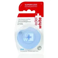 Edel & White edel+white Expanding Superfloss Zahnseide gewachst Minze 25 m