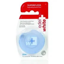 Edel & White edel+white Expanding Superfloss Zahnseide gewachst Minze 25 m
