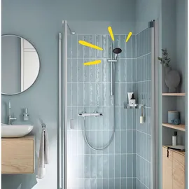 Grohe Vitalio Start 110 Chrom Rund 3 Strahlarten Quickfix