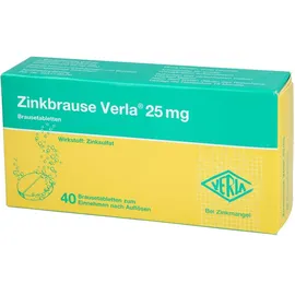 VERLA Zinkbrause Verla 25 mg Brausetabletten 40 St.
