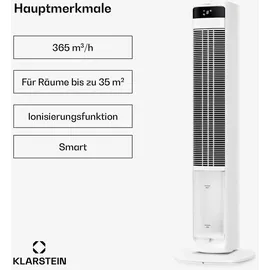 Klarstein Luftkühler 365 m3/h 4 l 35 m2 36 W mobil