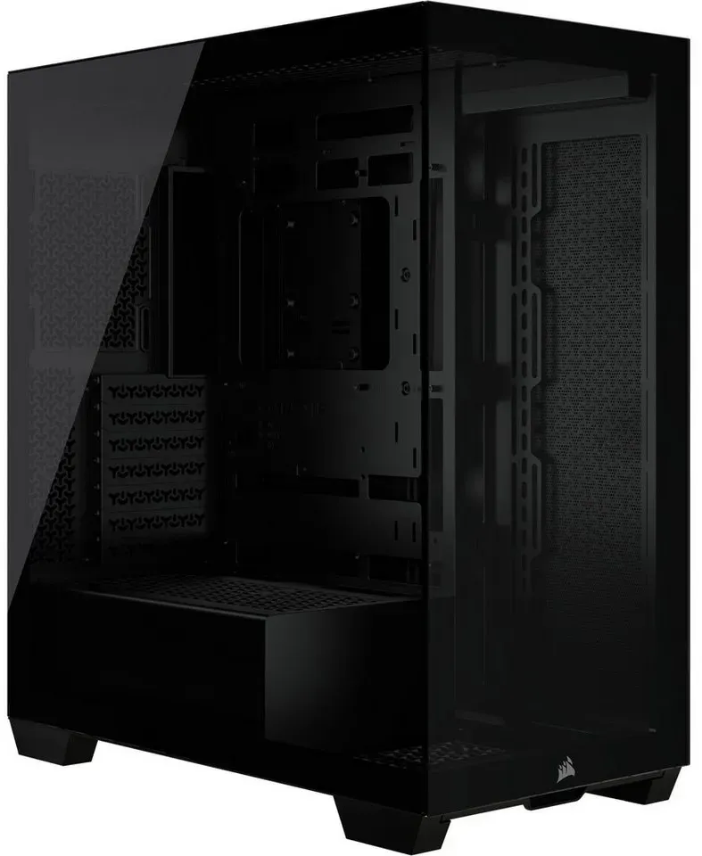 Corsair PC-Gehäuse Corsair 3500X, Tower-Gehäuse, (Tempered Glass) schwarz