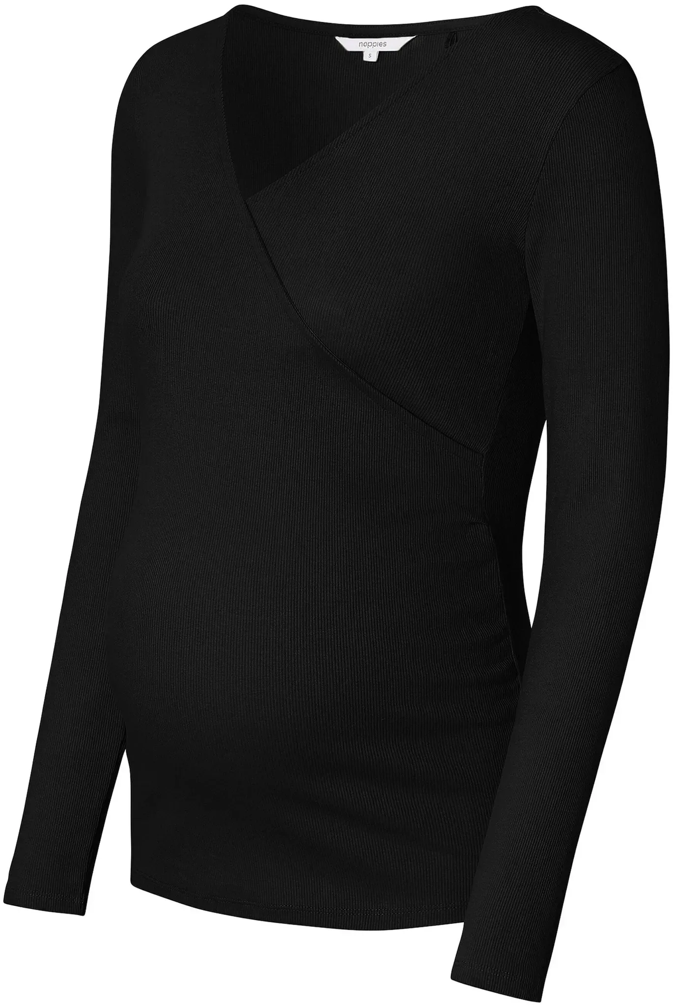 Noppies Umstands- und Still-Shirt Sara Rippqualität, schwarz, L