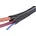 Hellermann Tyton HellermannTyton 170-01102 Twist-In-FR 13 Geflechtschlauch Schwarz Weiß Polyester 10 bis 13mm Meterware