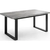WFL GROUP Valentino 160 x 80 x 75 cm grau
