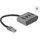 DeLock 63190 USB-Hub 4 Port USB-A USB 3.1 Gen1 5 GBit/s Schwarz 63190