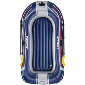 BESTWAY Schlauchboot mit Pumpe und Rudern Blau
