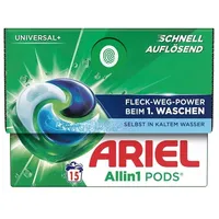 ARIEL Waschmittel »UNIVERSAL+ Allin1 PODS« 15 WL grau