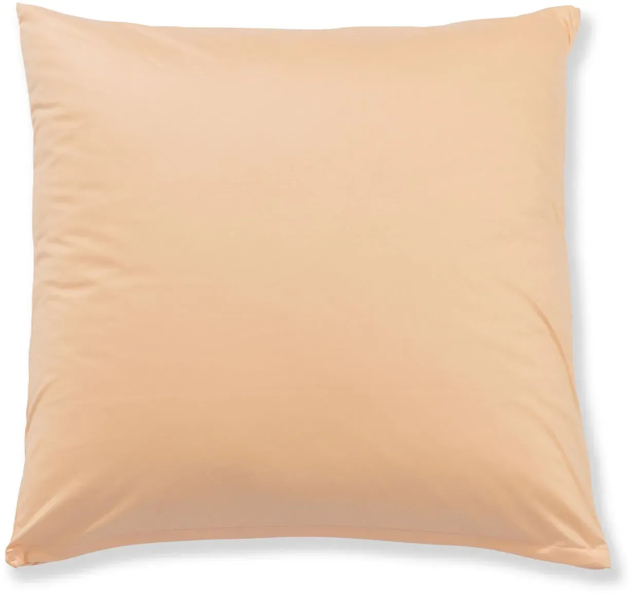 Doris Meyer Uni Interlock Jersey Bettwäsche Kissenbezug einzeln 80x80 cm | apricot - orange