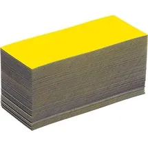 Eichner Magnetschild 100 Stück Kunststoff 50 x 100 mm gelb