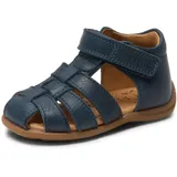 Bisgaard Kinder Lauflernschuhe/Miniletten/Sandalen Carly Blau Glattleder, Größe:20, Farbauswahl:blau