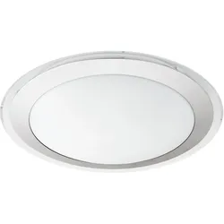 Eglo LED Wand/Deckenleuchte COMPETA 1 mattes chrom 18W 2000lm 3000K Warmweiß