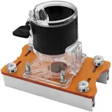 2-in-1-nut-montagehalterung Für Oberfräse, Bündigfräse Und Fräsmaschine, Mit Aluminium-grundplatte Und Frässkala