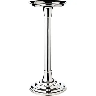 Sektkühler Ständer 57cm hoch für Champagnerkühler mit 18 cm Stellfläche versilbert