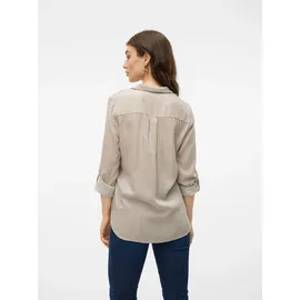 Vero Moda Hemdbluse Viskose Braun XXL