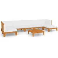 vidaXL 8-tlg Garten-Lounge-Set mit Kissen Massivholz Akazie