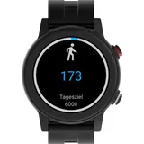 James Wellbeloved James R9 Seniorenuhr Gesundheitsuhr Fitnessuhr Notrufuhr mit SOS Knopf - Schwarz