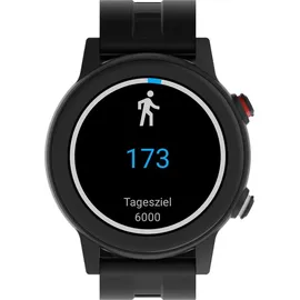 James Wellbeloved James R9 Seniorenuhr Gesundheitsuhr Fitnessuhr Notrufuhr mit SOS Knopf - Schwarz
