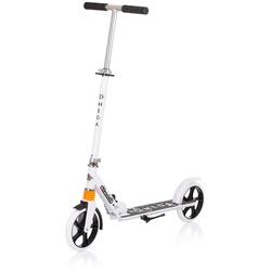 Chipolino Kinderroller Omega PU Räder ABEC-7 Lager verstellbar faltbar Bremse weiß