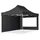 TOOLPORT Faltpavillon Economy 3 x 4,5 m inkl. 2 Seitenteile schwarz 59358