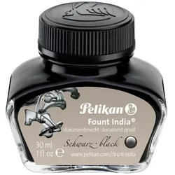 Pelikan Tinte 'Fount India', schwarz, im Glas