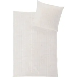 Hefel Opulence Gestreift Beige/Natur 155 x 220 cm + 40 x 80 cm