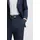 Boss Herrengürtel Leder dunkelblau/silber 100