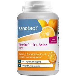 SANOTACT Vitamin C+D+Selen Tabletten 180 St
