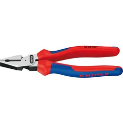 Knipex Kraft-Kombizange poliert 180mm mit Kunststoff Griff