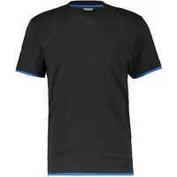 DASSY T-Shirt schwarz/azurblau