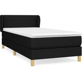 vidaXL Boxspringbett 100 x 200 cm Schwarz