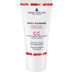 Sans Soucis Daily Vitamins CC Color Correction Cream LSF 20 Anti-Rötungen 30 ml