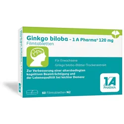 1 A Pharma Ginkgo biloba 120 mg 60 St