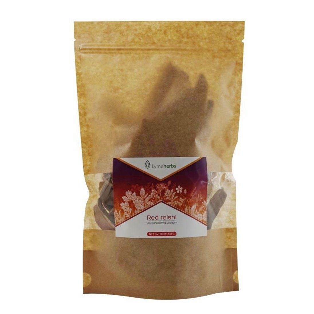 Lymeherbs Glänzende Lackporling (Red Reishi), geschnitten 100 g