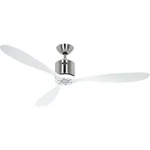 CasaFan Aeroplan Eco 132 cm Deckenventilator Chrom/Weiß