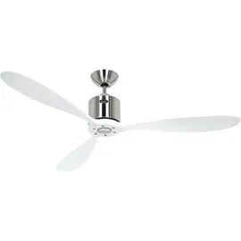 CasaFan Aeroplan Eco 132 cm Deckenventilator Chrom/Weiß