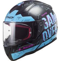 LS2 FF353 Rapid Player Helm, zwart-blauw, L