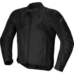 Alpinestars T-Jaws V4, Textiljacke wasserdicht - Schwarz/Schwarz - XL