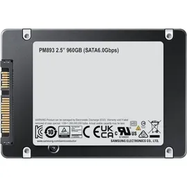 Samsung PM893 960 GB 2,5" MZ-7L396000