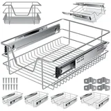 Kesser KESSER® Teleskopschublade Küchenschublade Küchenschrank Korbauszug Schrankauszug Vollauszug Schublade