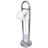 Trendline WC-Bürstengarnitur Trendline Chrom Silber