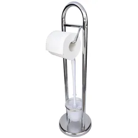 Trendline WC-Bürstengarnitur Trendline Chrom Silber
