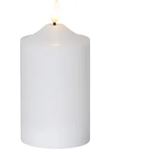 Star Trading LED Stumpenkerze 15 cm weiß