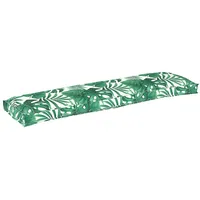 VidaXL Palettenkissen für Bank Blattmuster 150x40x8 cm Oxford-Gewebe