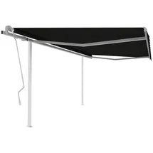 vidaXL Gelenkarmmarkise 4 x 3 m anthrazit