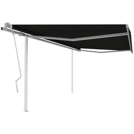 vidaXL Gelenkarmmarkise 4 x 3 m anthrazit