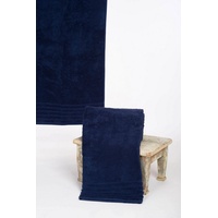 WeWo Fashion Saunatuch »AIDA«, (1 St.), 80x200 cm, Uni Farben, reine Baumwolle, blau